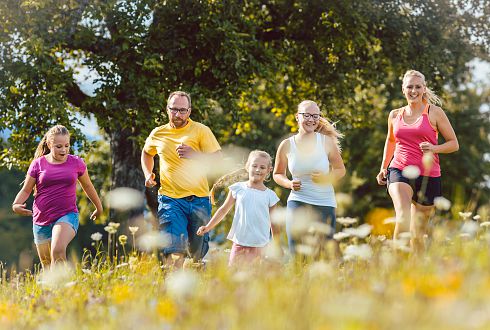 Familie und Natur